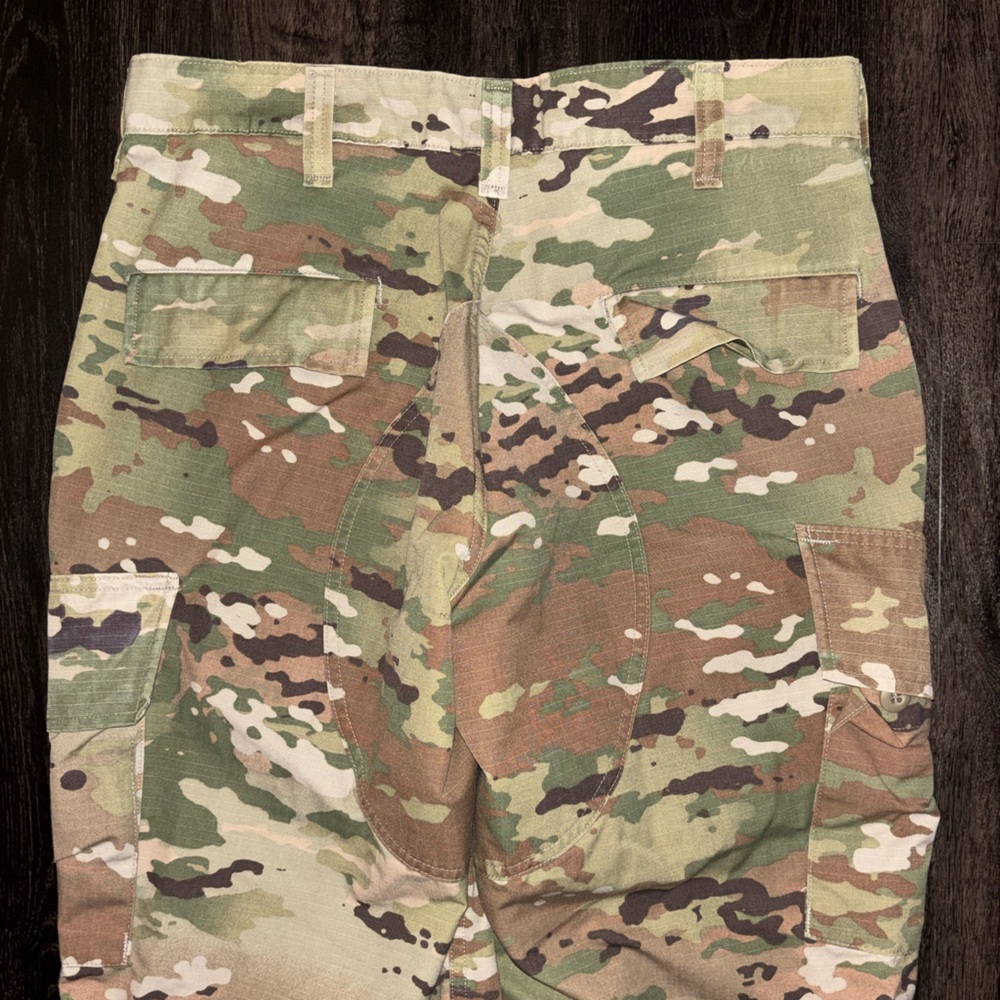 US Army Combat Trouser USGI Issued Multicam Ripstop Cargo Pants Medium Short - Picture 4 of 6